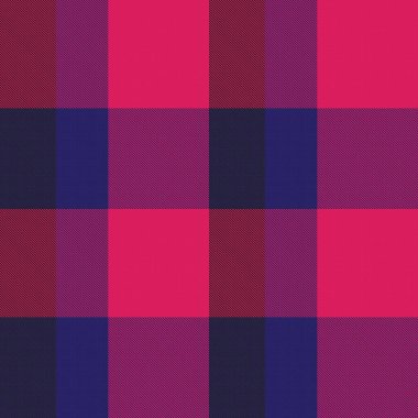 Mor Asimetrik Ekose desenli, moda tekstil ve grafikleri için uygun.