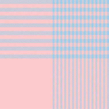 Pastel Asimetrik Ekose desenli moda tekstil ve grafikleri için uygun