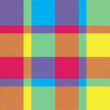 Moda tekstil ve grafikleri için uygun sarı asimetrik ekose desenli kusursuz desen