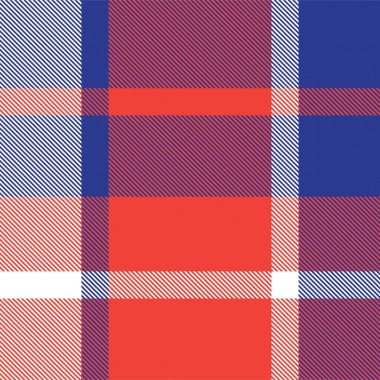 Moda tekstil ve grafikleri için uygun turuncu asimetrik ekose desenli kusursuz desen