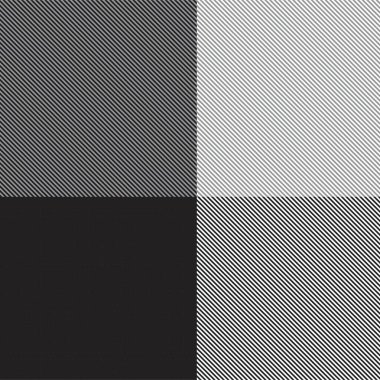 Moda tekstil ve grafikleri için uygun siyah ve beyaz asimetrik desenli