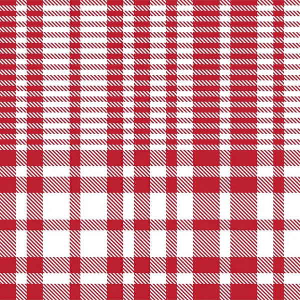 Red Asymmetric Plaid Textured Seamless Pattern Suitable Fashion Textiles Graphics — Stock Vector