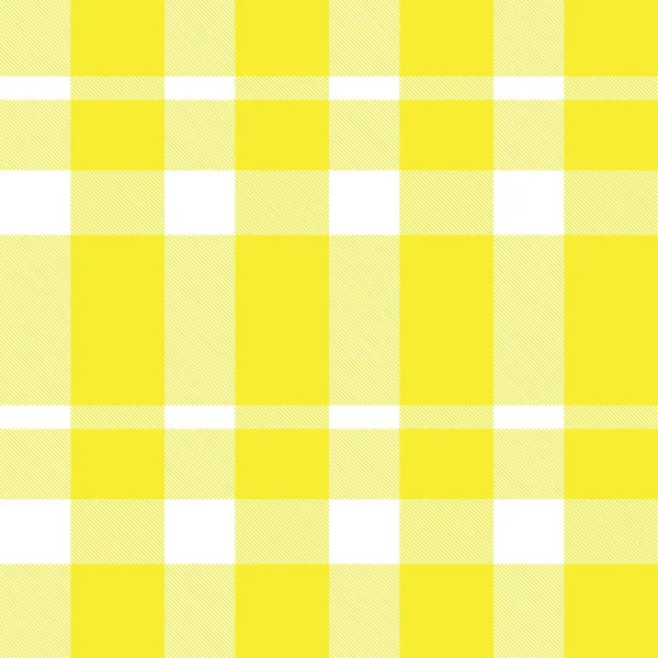 Sárga Aszimmetrikus Kockás Texturált Zökkenőmentes Minta Alkalmas Divat Textil Grafika — Stock Vector