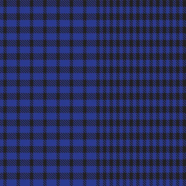 Blue Asymmetric Plaid Texturiertes Nahtloses Muster Geeignet Für Modetextilien Und — Stockvektor