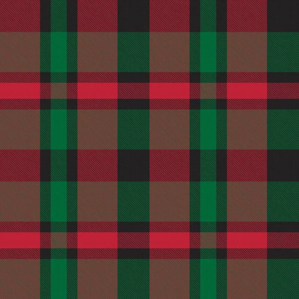 Kerst Asymmetrisch Plaid Textuur Naadloos Patroon Geschikt Voor Mode Textiel — Stockvector