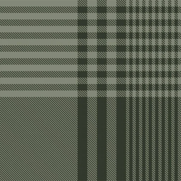 Зеленый Асимметричный Клетчатый Текстурированный Бесшовный Узор Подходит Модного Текстиля Графики — стоковый вектор
