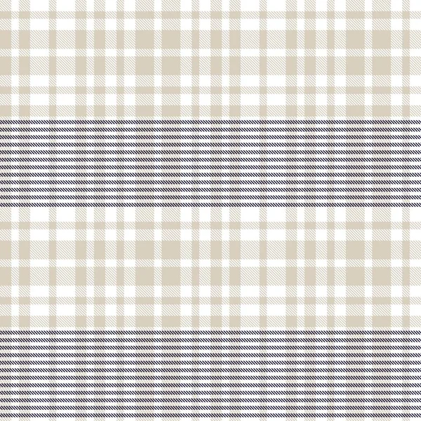 Marron Asymétrique Plaid Motif Sans Couture Texturé Adapté Pour Les — Image vectorielle