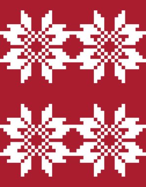 Moda tekstil, örgü ve grafikleri için kırmızı Noel panayırı desenli arka plan