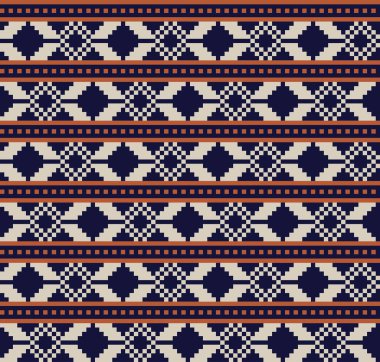 Moda tekstil, örgü ve grafikler için kahverengi Noel panayırı desenli arka plan