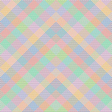 Gökkuşağı Pastel Sembol Ekoseli Moda tekstil ve grafikleri için uygun desensiz desen tasarımı