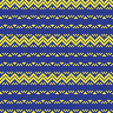 Moda tekstil, örgü ve grafikleri için sarı Noel panayır desenli arka plan