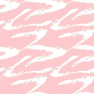 Moda baskıları, ev eşyaları, grafikler, arka planlar için pembe fırça desenli kürk deseni tasarımı