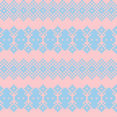 Moda tekstil, örgü ve grafikleri için Pastel Noel panayırı şablon arka planı