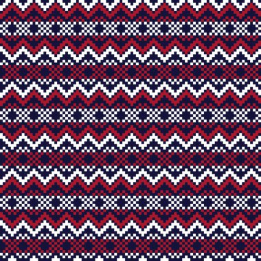 Moda tekstil, örgü ve grafikleri için kırmızı Noel panayırı desenli arka plan