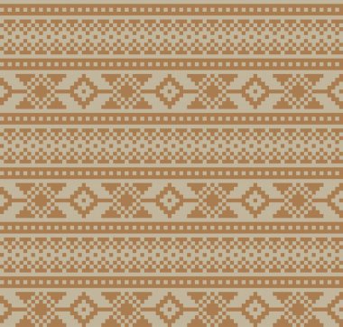 Moda tekstil, örgü ve grafikler için kahverengi Noel panayırı desenli arka plan