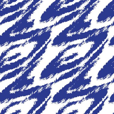 Moda baskıları, ev eşyaları, grafikler, arka planlar için mavi fırça desenli kürk deseni tasarımı