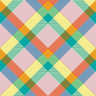 Gökkuşağı Sembol Ekoseli Tartan. Moda tekstil ve grafikleri için uygun desensiz desen tasarımı.