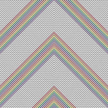 Gökkuşağı Sembol Ekoseli Tartan. Moda tekstil ve grafikleri için uygun desensiz desen tasarımı.