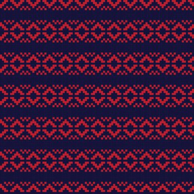 Moda tekstil, örgü ve grafikleri için kırmızı Noel panayırı desenli arka plan