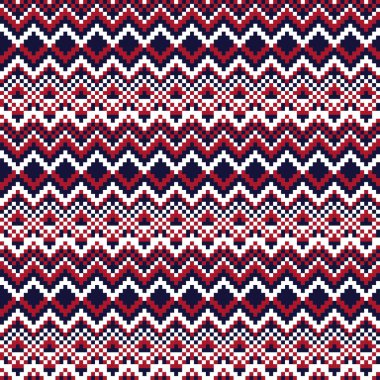 Moda tekstil, örgü ve grafikleri için kırmızı Noel panayırı desenli arka plan