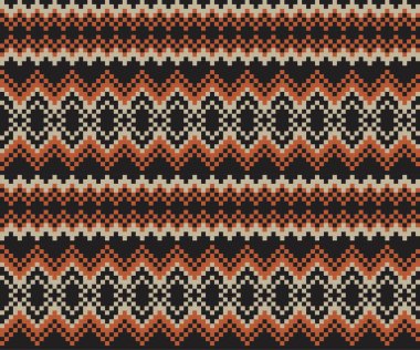 Moda tekstil, örgü ve grafikler için kahverengi Noel panayırı desenli arka plan