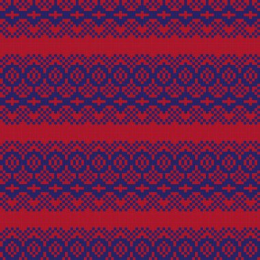 Moda tekstil, örgü ve grafikleri için kırmızı Noel panayırı desenli arka plan