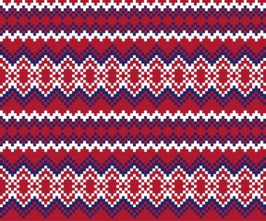 Moda tekstil, örgü ve grafikleri için kırmızı Noel panayırı desenli arka plan