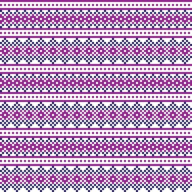 Moda tekstil, örgü ve grafikleri için mor Noel panayır desenli arka plan