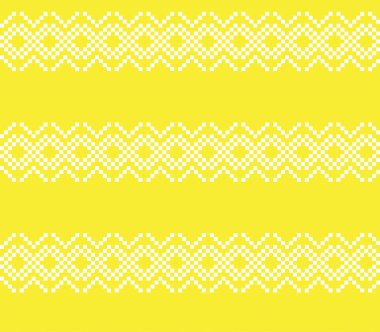 Moda tekstil, örgü ve grafikleri için sarı Noel panayır desenli arka plan