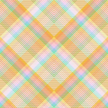 Gökkuşağı Pastel Sembol Ekoseli Moda tekstil ve grafikleri için uygun desensiz desen tasarımı