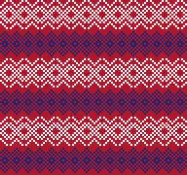 Moda tekstil, örgü ve grafikleri için kırmızı Noel panayırı desenli arka plan