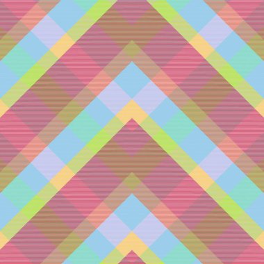 Gökkuşağı Pastel Sembol Ekoseli Moda tekstil ve grafikleri için uygun desensiz desen tasarımı