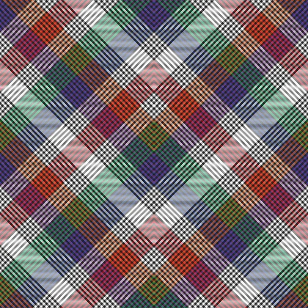 Rainbow Chevron Plaid Tartan Strutturato Design Senza Cuciture Adatto Tessuti — Vettoriale Stock