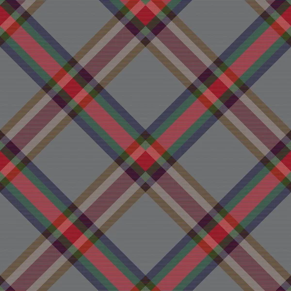 Kleurrijke Chevron Plaid Tartan Textuur Naadloos Patroon Ontwerp Geschikt Voor — Stockvector