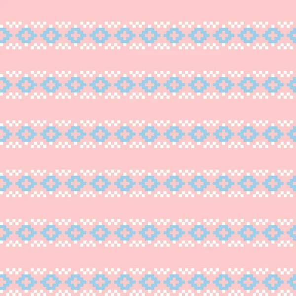 Fondo Patrón Isla Feria Navidad Pastel Para Textiles Moda Prendas — Vector de stock