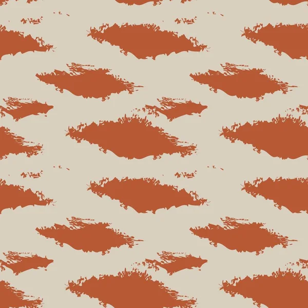 橙色笔刷毛皮图案设计 用于时尚印刷品 家居用品 — 图库矢量图片