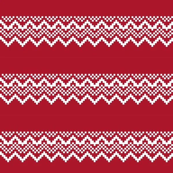 Fondo Patrón Isla Feria Navidad Roja Para Textiles Moda Prendas — Vector de stock