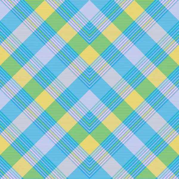 Rainbow Pastel Chevron Plaid Tartan Texturé Design Sans Couture Adapté — Image vectorielle