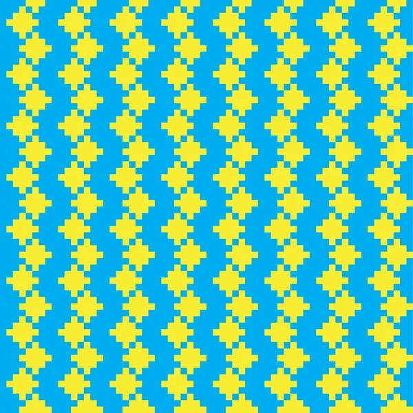 Argyle Jaune Forme Diamant Fond Motif Sans Couture Adapté Pour — Image vectorielle