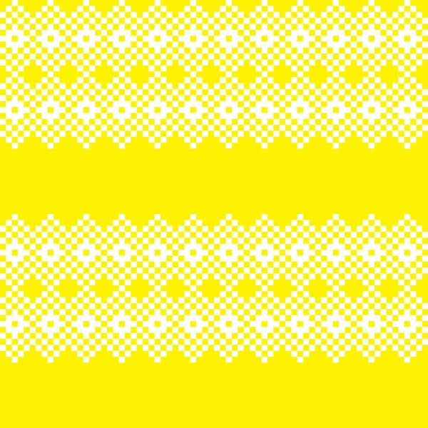 Fondo Amarillo Patrón Isla Feria Navidad Para Textiles Moda Prendas — Archivo Imágenes Vectoriales