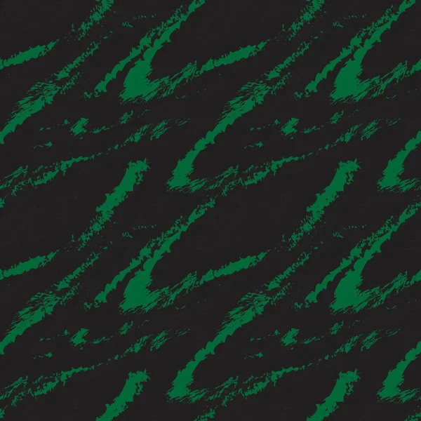 ファッションプリント 家庭用品 グラフィック 背景のための緑のブラシストローク毛皮のパターンデザイン — ストックベクタ
