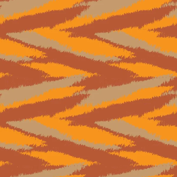 Modèle Motif Fourrure Brosse Orange Pour Les Imprimés Mode Les — Image vectorielle