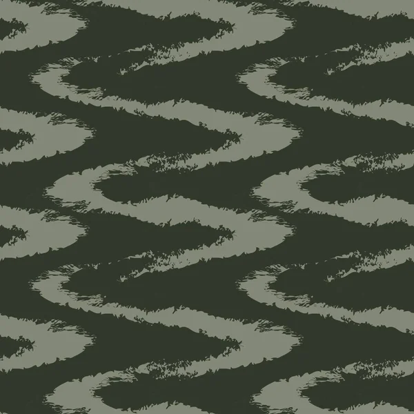 Modèle Motif Fourrure Coup Pinceau Vert Pour Les Impressions Mode — Image vectorielle