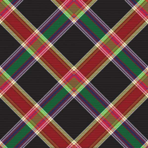 Rainbow Chevron Xadrez Tartan Texturizado Design Padrão Sem Costura Adequado — Vetor de Stock