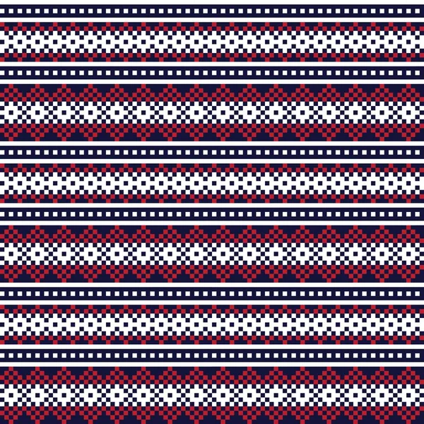 Fondo Patrón Isla Feria Navidad Roja Para Textiles Moda Prendas — Vector de stock