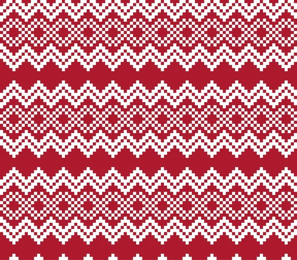 Fondo Patrón Isla Feria Navidad Roja Para Textiles Moda Prendas — Vector de stock