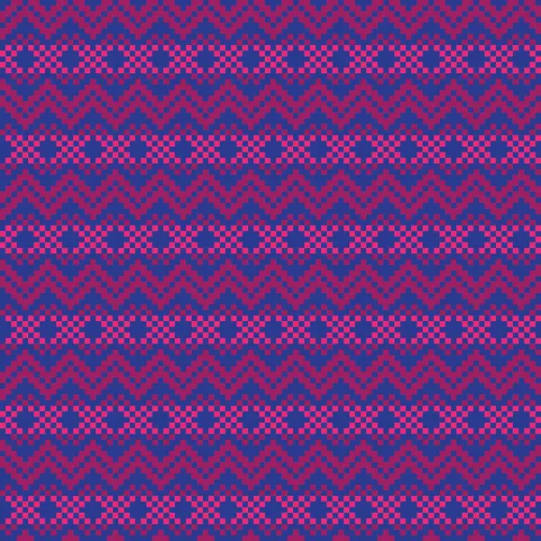 Fialové Vánoční Veletrh Isle Vzor Pozadí Pro Módní Textil Pleteniny — Stockový vektor