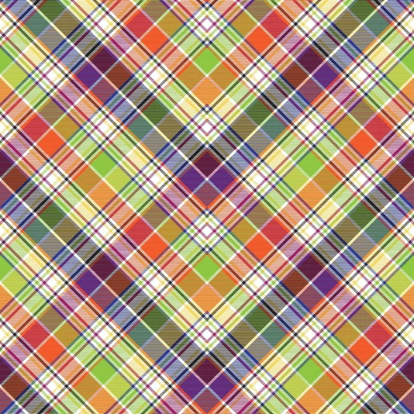 Chevron Plaid Tartan Coloré Texturé Design Sans Couture Adapté Aux — Image vectorielle