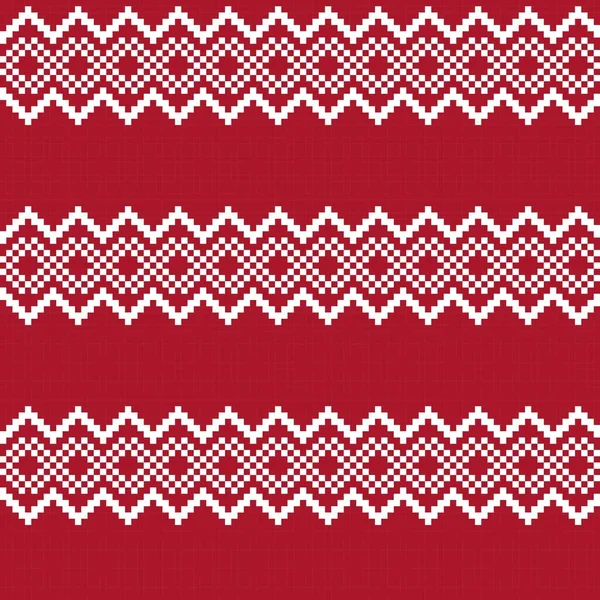 Fondo Patrón Isla Feria Navidad Roja Para Textiles Moda Prendas — Vector de stock