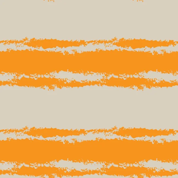Oranje Penseelstreek Bont Patroon Ontwerp Voor Mode Prints Homeware Graphics — Stockvector